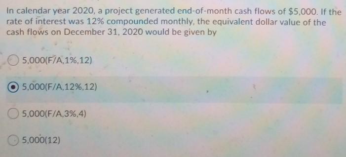 (last year) PROJECT B PROJECT A 100,000 Current Market Value (S) 75,000