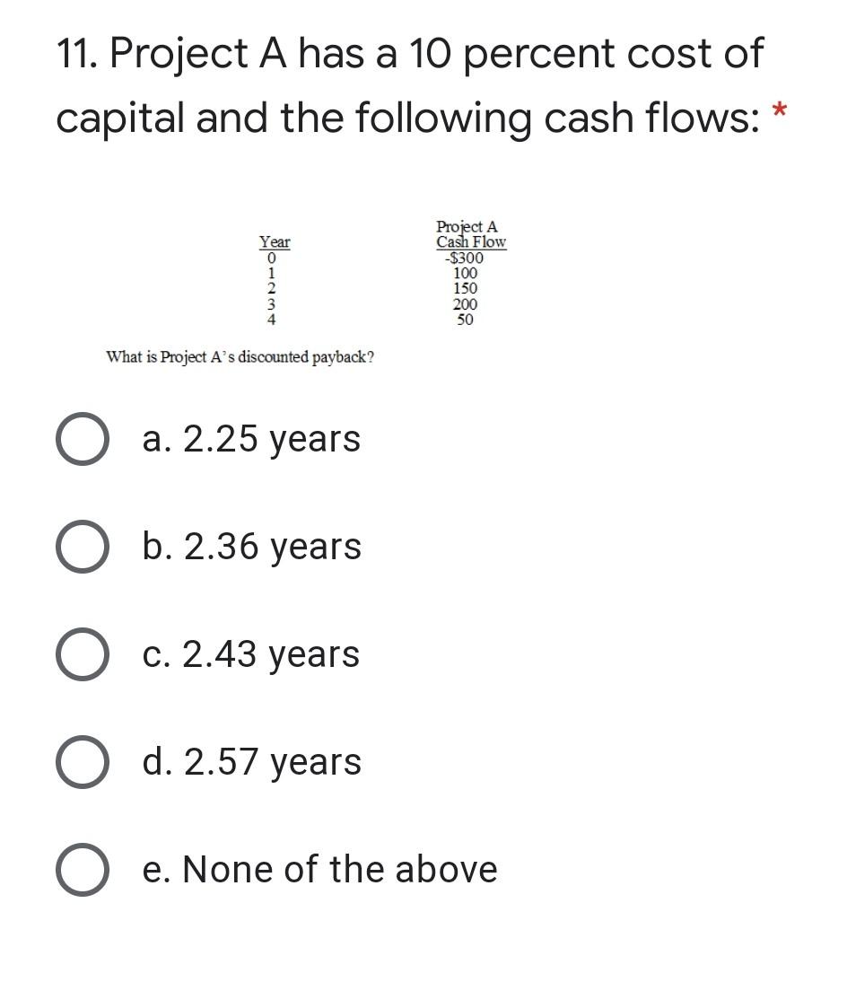 not repeatable. If the decision is made by choosing the project with