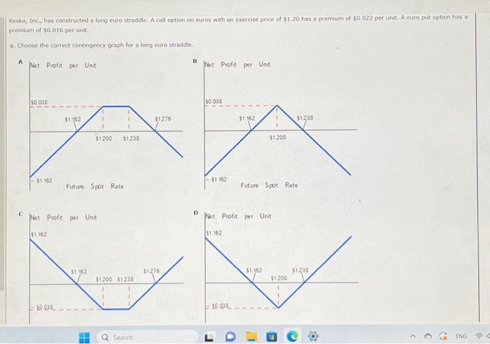  Please answer A, B, C, or D for bith questions Reska,