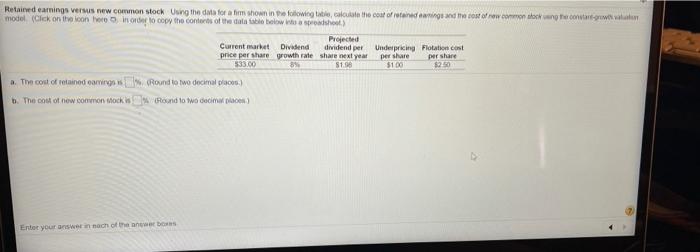 fimm shown in the following the cost of reared aming and the