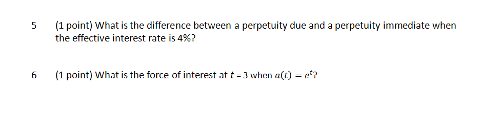 I need the work steps please. And please answer both questions. 5
