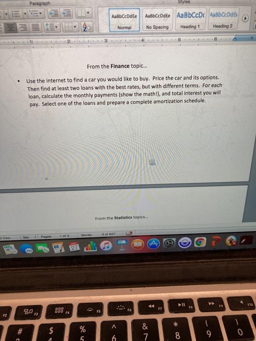 I need help with this exam, please! Paragraph Styles AaBbCcDdEe AalbCcDdee AaBbCcDc