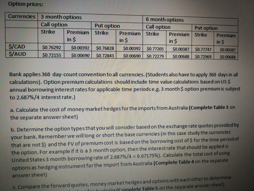 to attend to a number of import and export transactions for goods