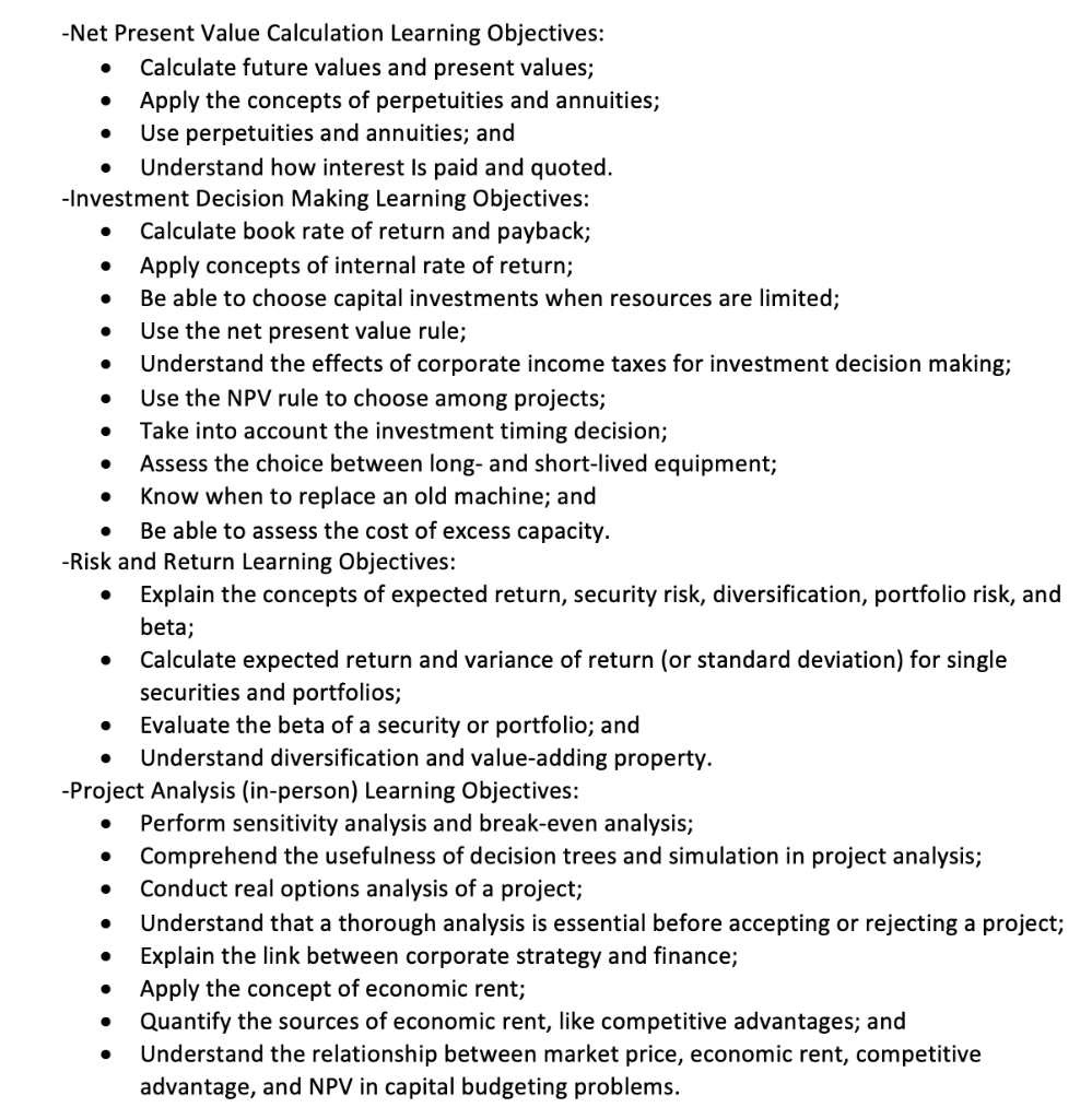 and overall business goals. The capstone project centers around the case study.