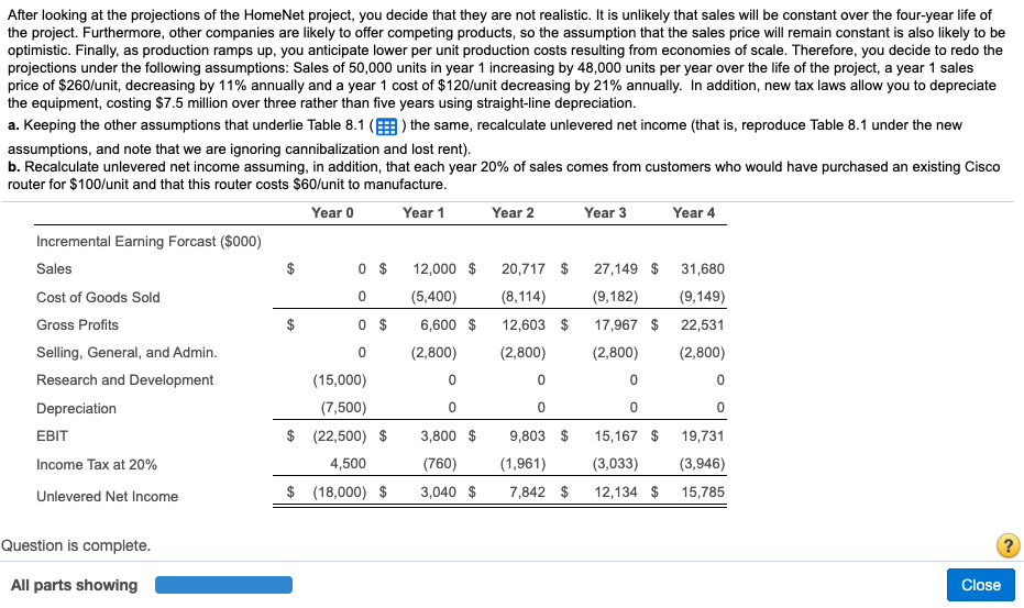 problem I need help with. The second screenshot is a finished example