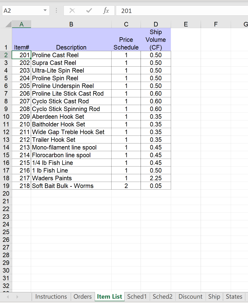 salesperson to record customer orders. The input areas are highlighted in blue,