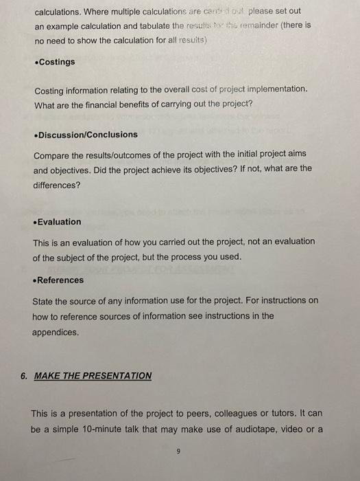 greater efficiency, effectiveness or accuracy The following sections set out what you