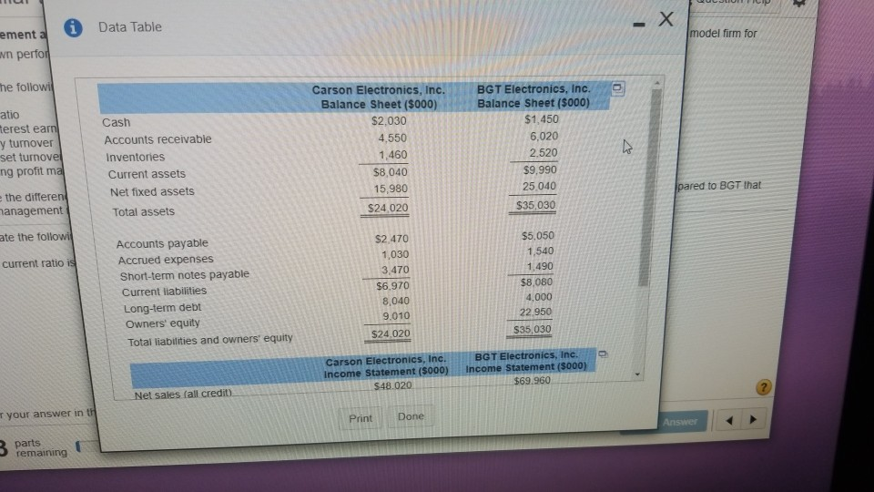 management has long viewed BGT Electronics as an industry leader and uses