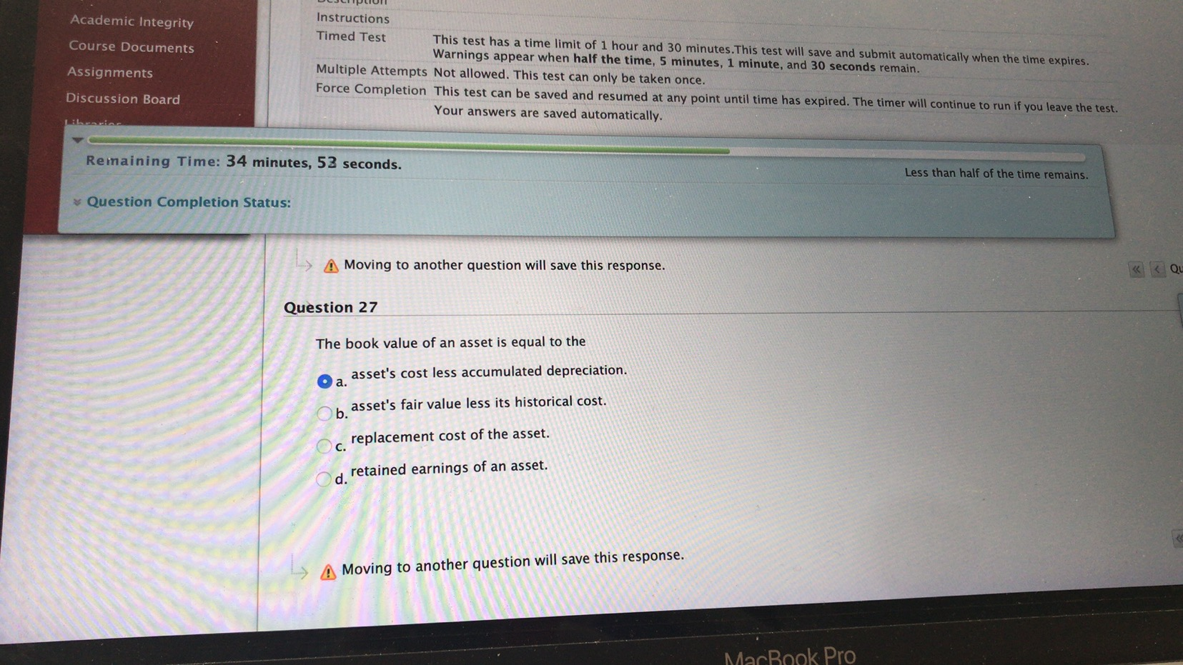a time limit of 1 hour and 30 minutes. This test will