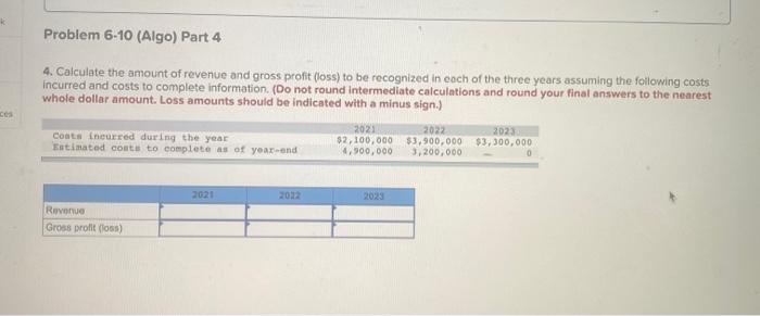 questions displayed below.) In 2021, the Westgate Construction Company entered into a