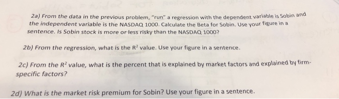 work. thank you! 2a) From the data in the previous problem, "run"
