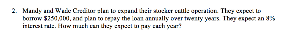 2. Mandy and Wade Creditor plan to expand their stocker cattle
