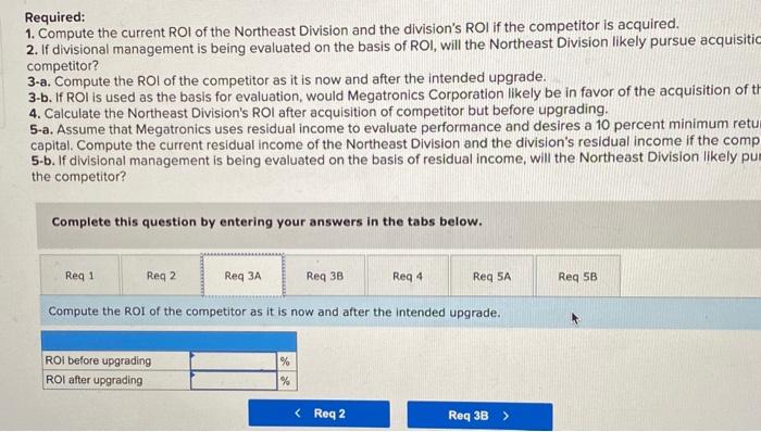 electronic products, is organized in four separate divisions. The four divisional managers