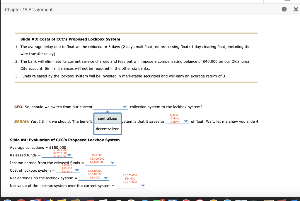 I'm a little anxious about your presentation to the Finance Committee on