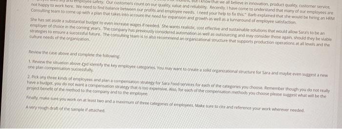 for the hotel and restaurants high value market offering high quality food