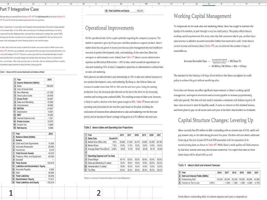 Please follow the number order and answer everything with explainations thank