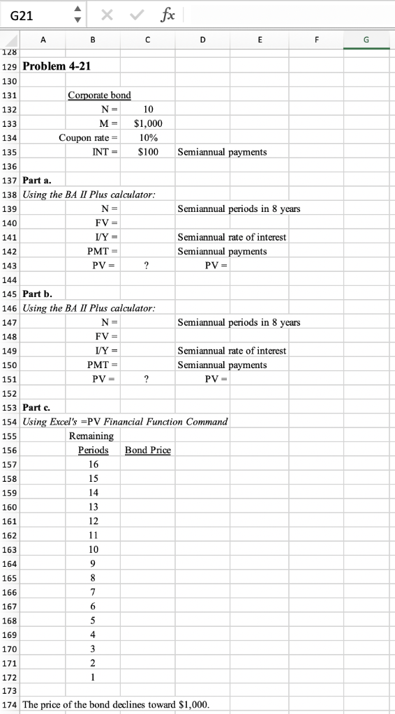 file HWChapter4 and solve Problem 4-21, using the organizational design displayed in