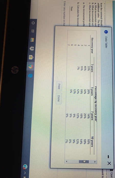 is $1.95 million plus $118,000 in installation costs. The firm will depreciate