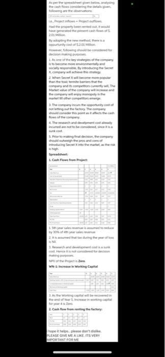 How do you figure out that project inflow equals project outflow? the