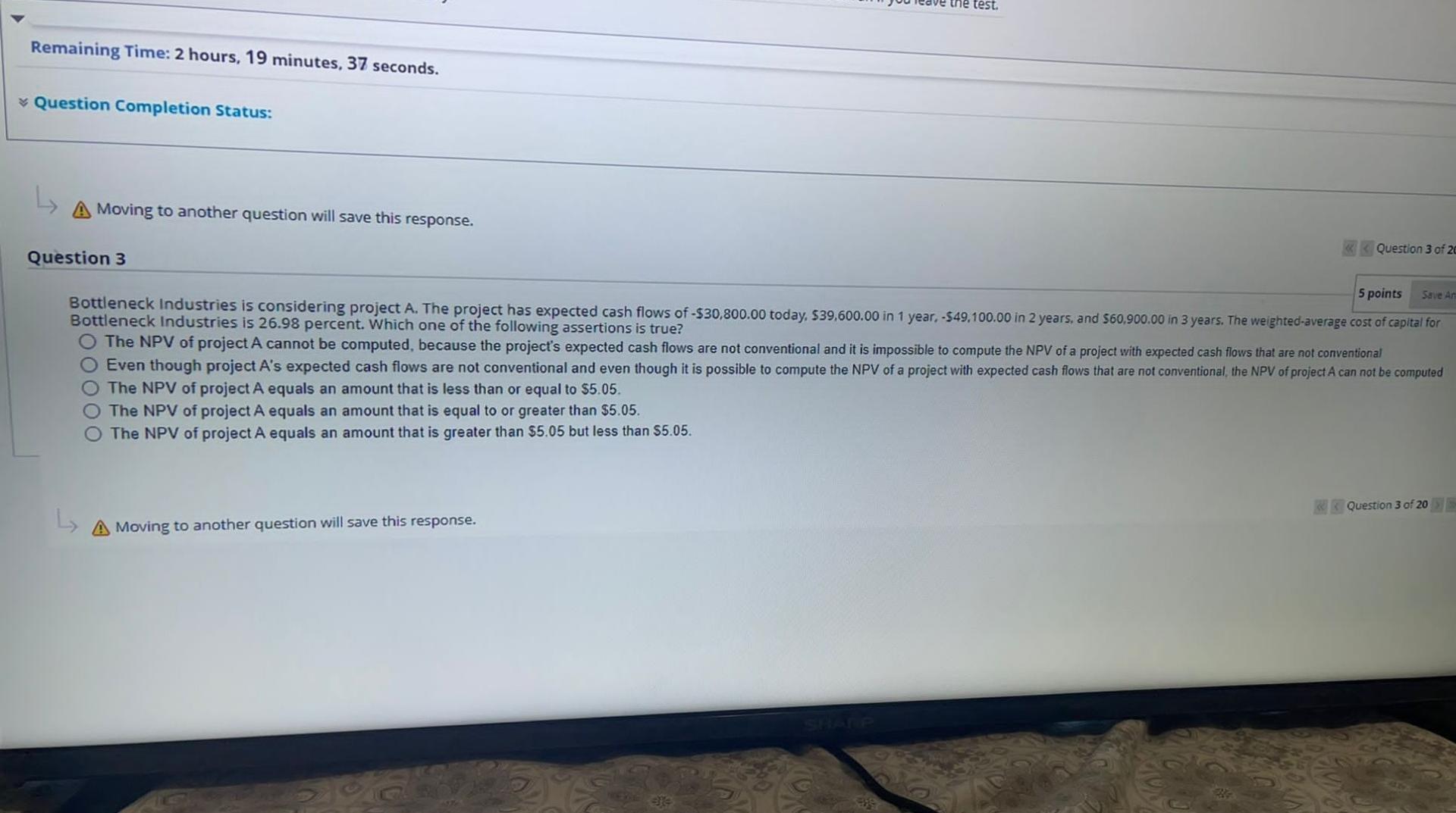  please do it in 10 minutes will upvote e test Remaining