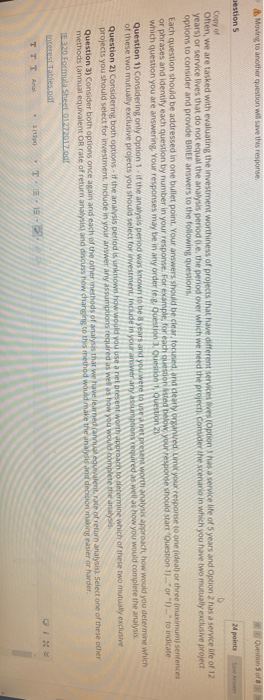  Moving to another question will save this response Que bono gestions