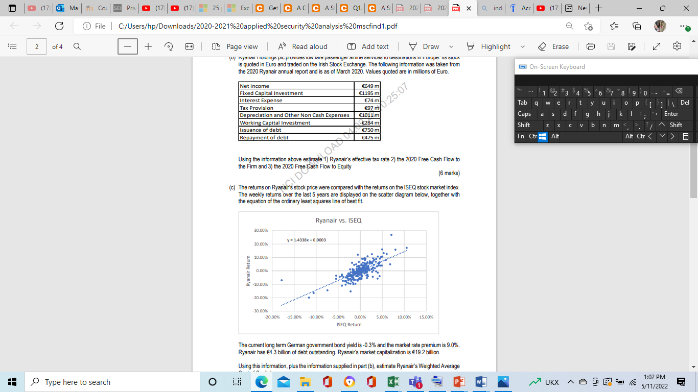 please i need answer D (17) O O Ma a incl Acc