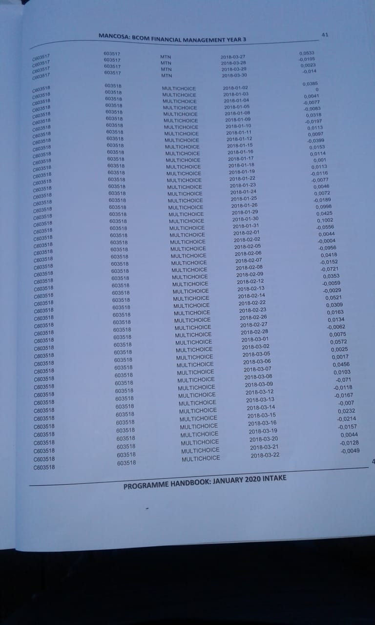 (7) calculations are recommended to be done using Microsoft excel. your answers