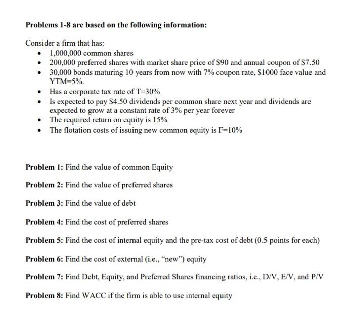 otherwise. All bonds have a face value of $1000 and pay annual