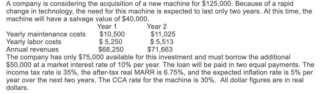 Question 119: a) What is the interest for year 2 for the