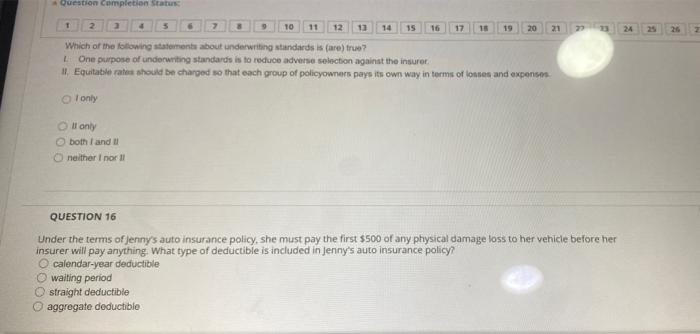 help 15 ,16 Question completion Status 1 2 2 10 11 12