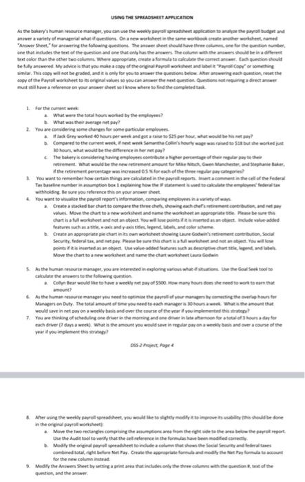 the employees' input data correctly. Make sure you format the numeric cells,