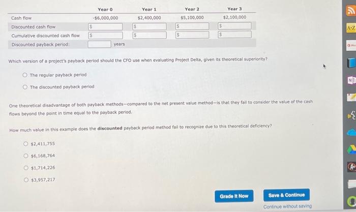 payback period that helps in thelr capital budgeting decisions. Consider the case