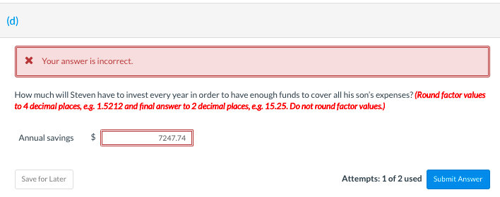 $7,790 that is earning 9.5 percent annually. Total expenses at the University