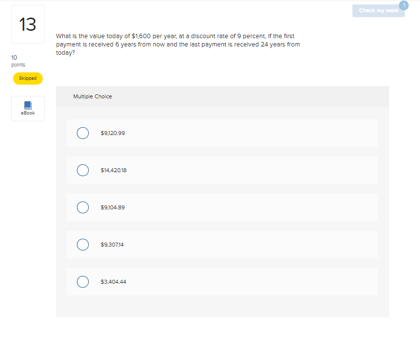 Please help explain how to solve with a financial calculator. Thank you.