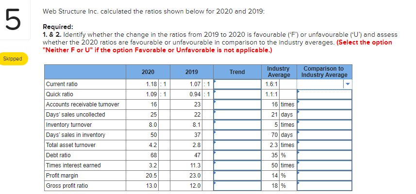  How do I do the calculation, please explain. 5 Web Structure