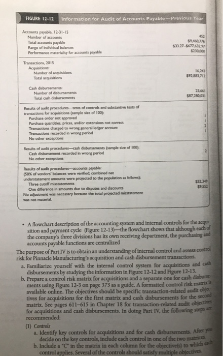 Parts I and II of this case, you performed preliminary analytical procedures