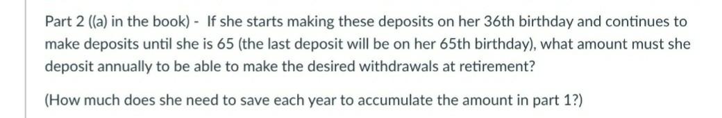 in solving it. Your friend is celebrating her 35th birthday today and