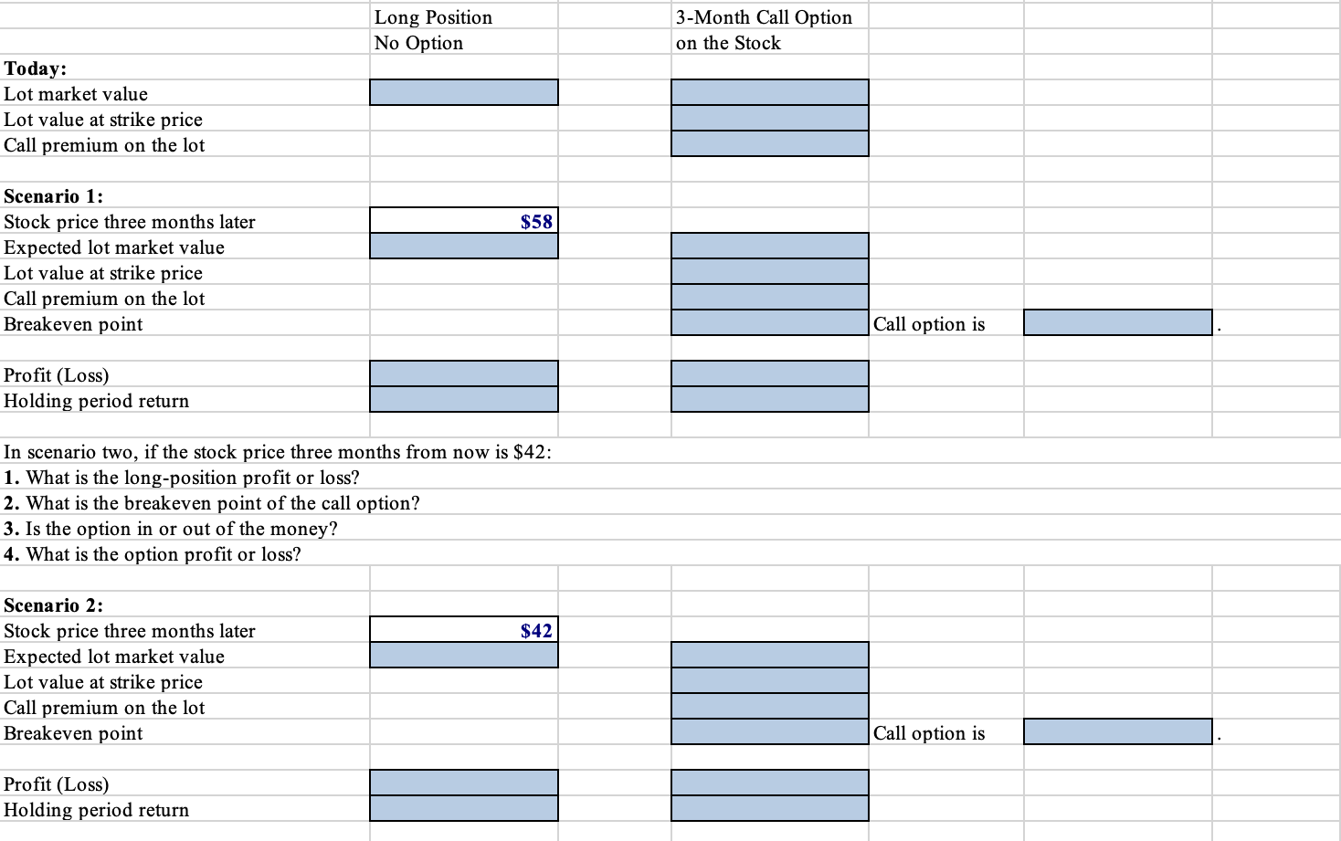 references to given data or previous calculations. In some cases, a simple