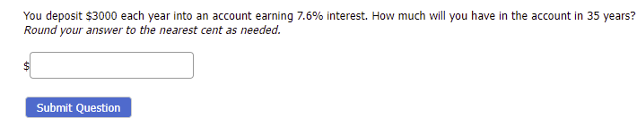 $ Submit Question You decide to contribute to a mutual fund that
