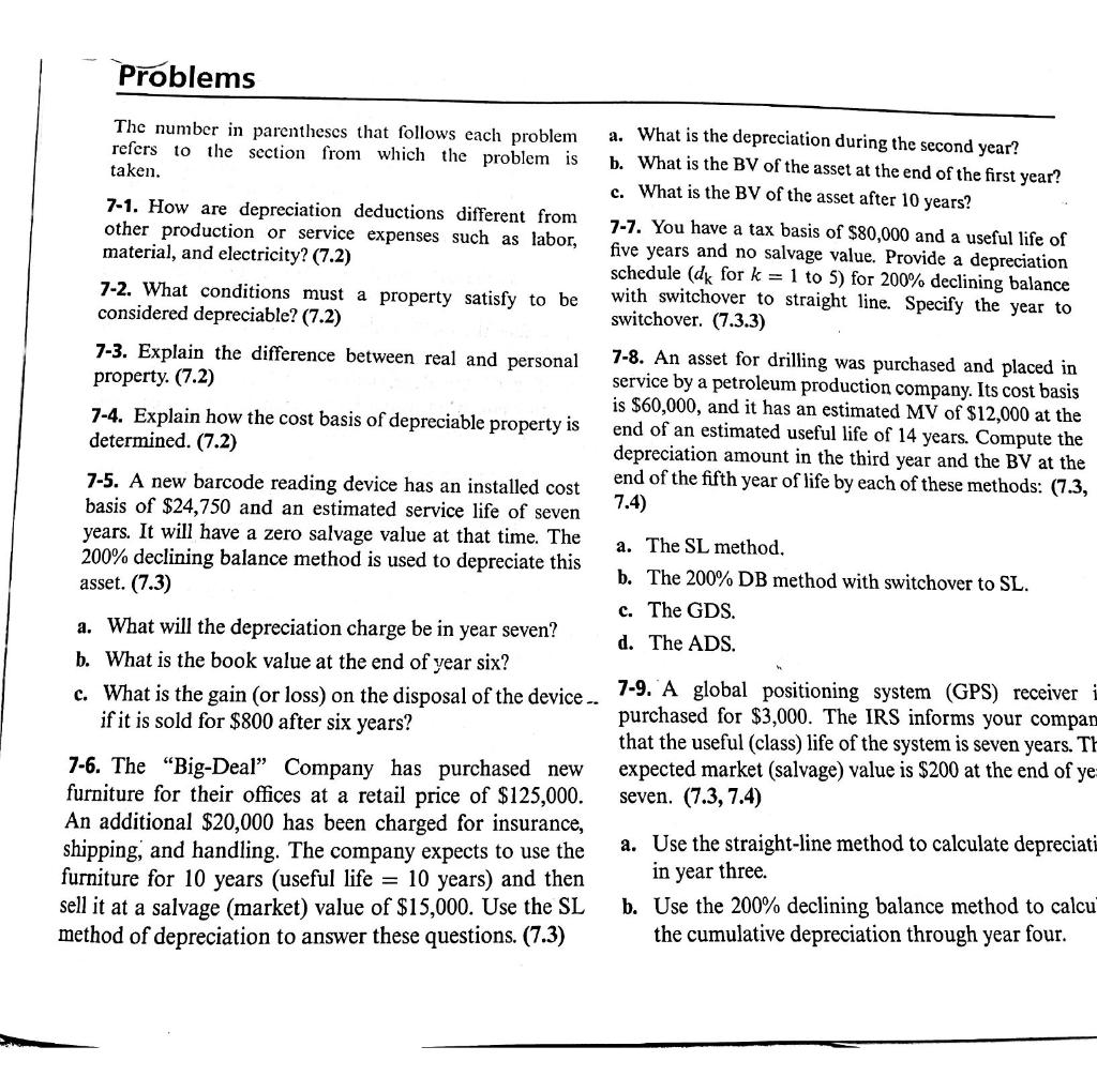  Need help with 7-6, please. Thank you! Problems The number in