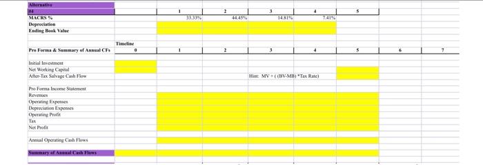 Excl. w/Alt 3 Ending Book Value MV - BV if positive would