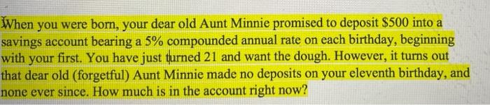 please show step by step how to solve. When you were born,