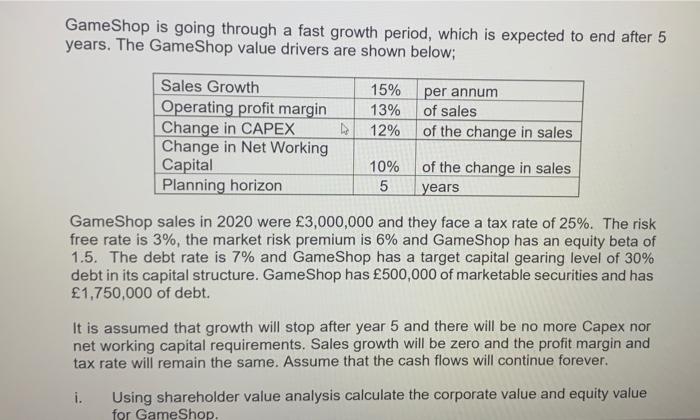  mostly needing part two the three questions being solved:-) GameShop is