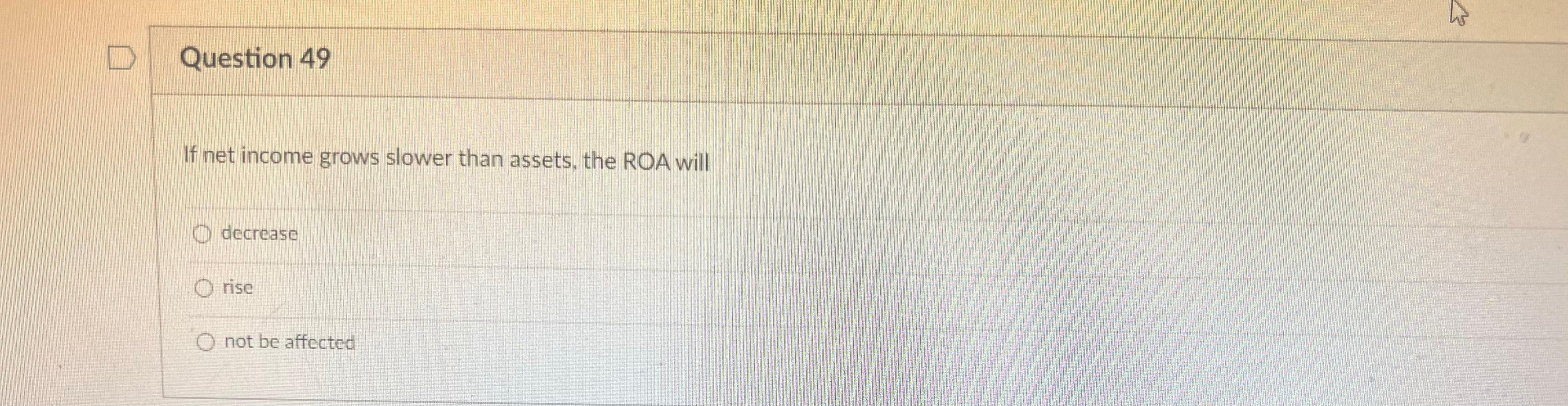 the net profit margin calculating present value calculating future value Question 49