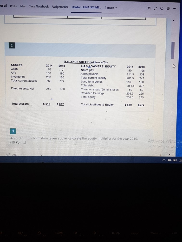 for all questions General Posts Files Class Notebook Assignments DokchiNA 301 MI...