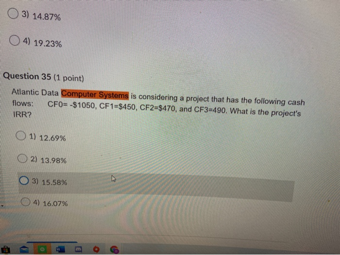 to compute the NPV of the project for Datta Computer Systems given
