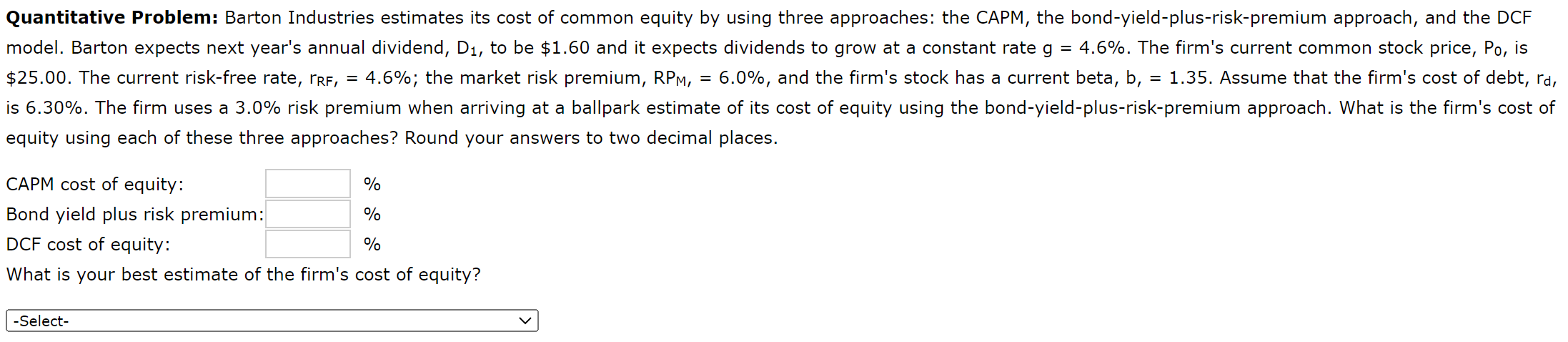 be $1.80 and it expects dividends to grow at a constant rate