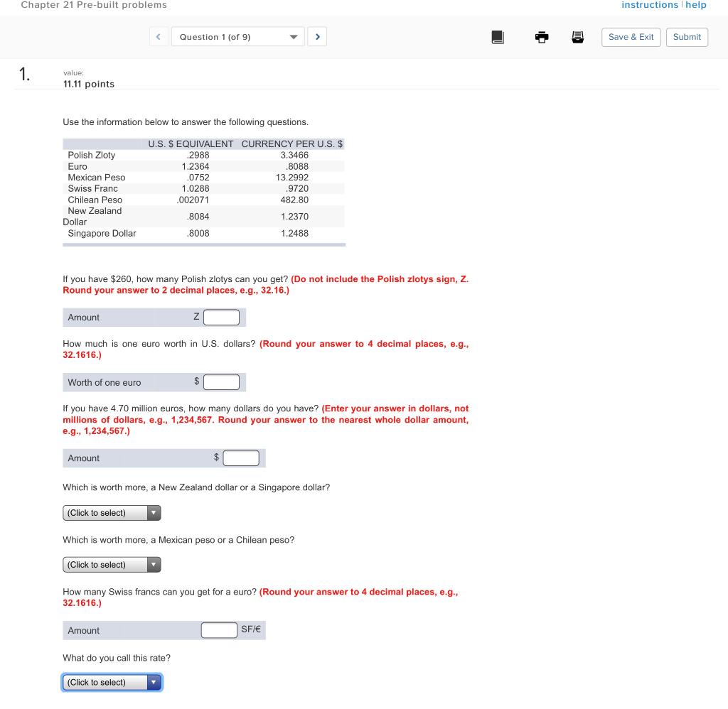  What do you call this rate? Chapter 21 Pre-built problems instructions