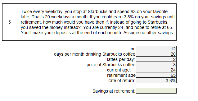  Please answer using excel functions if possible 01 5 Twice every