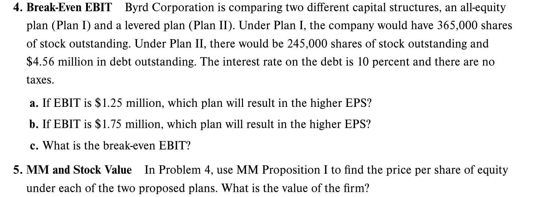 I need help answering #5 but it has to do with